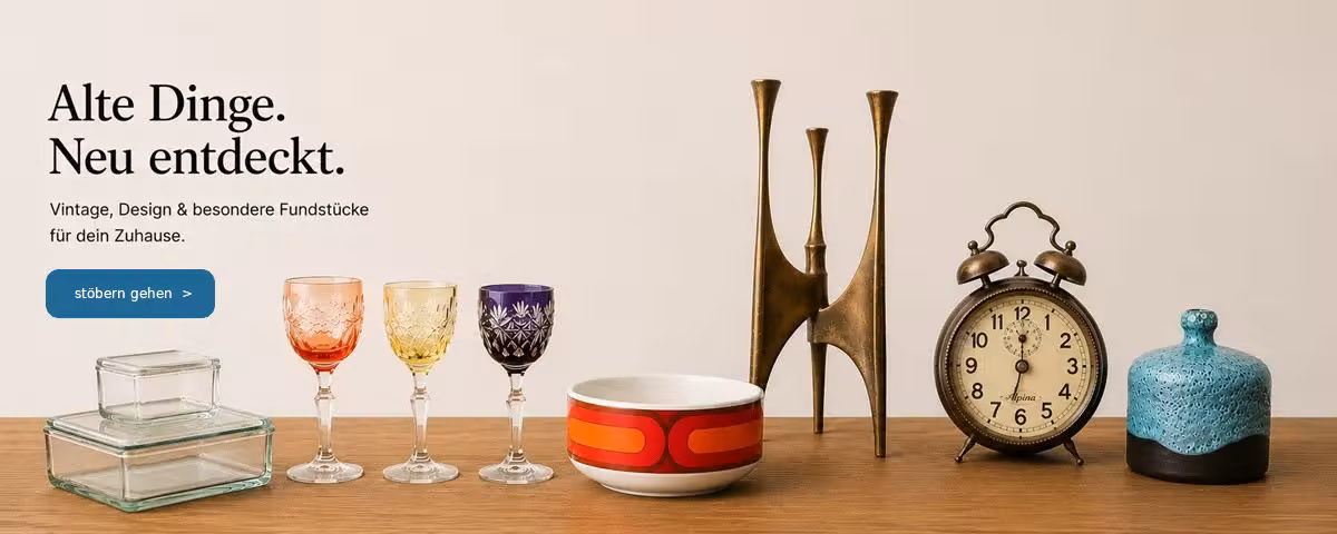 Hero-Bild: Oberschick – Antik, Vintage & Design