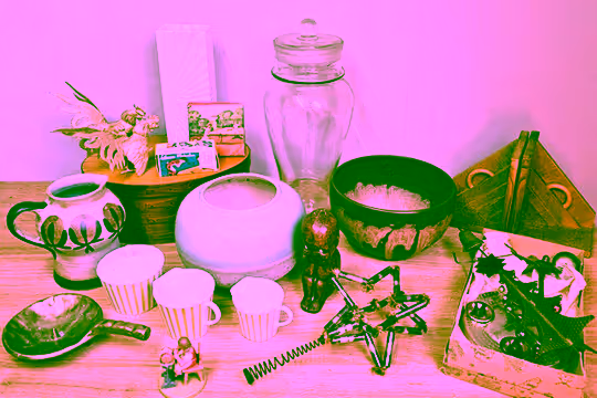 Verschiedene Deko und Sammler Figuren